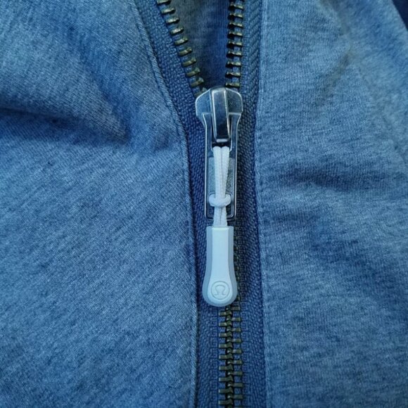 Lululemon Sway Jacket 6 Small Asymmetrical Zipper Charcoal Gray Woman's Sweater - Picture 6 of 8